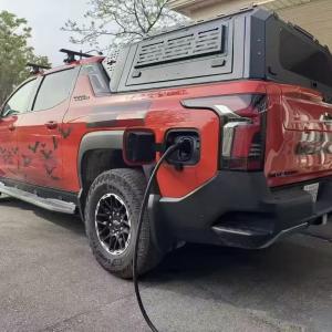 Build Showcase | Chevrolet Silverado EV Full-Aluminum Canopy with Tactical MOLLE Side Panel (Custom Military-Style Configuration)