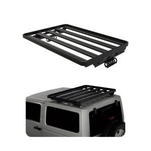 Aluminum Roof Rack Platform Kit for Jeep Wrangler JK 2‑Door (2007–2018)