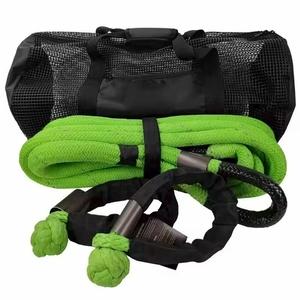 Reflective Kinetic Recovery Tow Rope with Soft Shackle