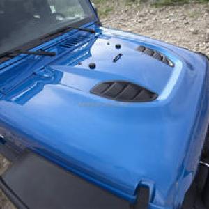 Steel Vented Performance Hood for 07-18 Wrangler JK